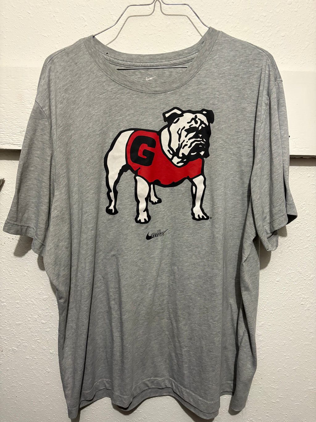 Georgia Bulldogs Nike Tee - Adult XL - Heather Grey