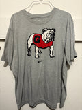 Georgia Bulldogs Nike Tee - Adult XL - Heather Grey