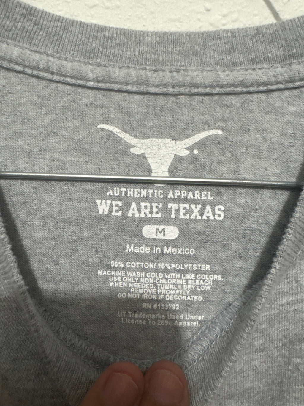 Texas Longhorns "We Are Texas" Tee - Medium - Grey