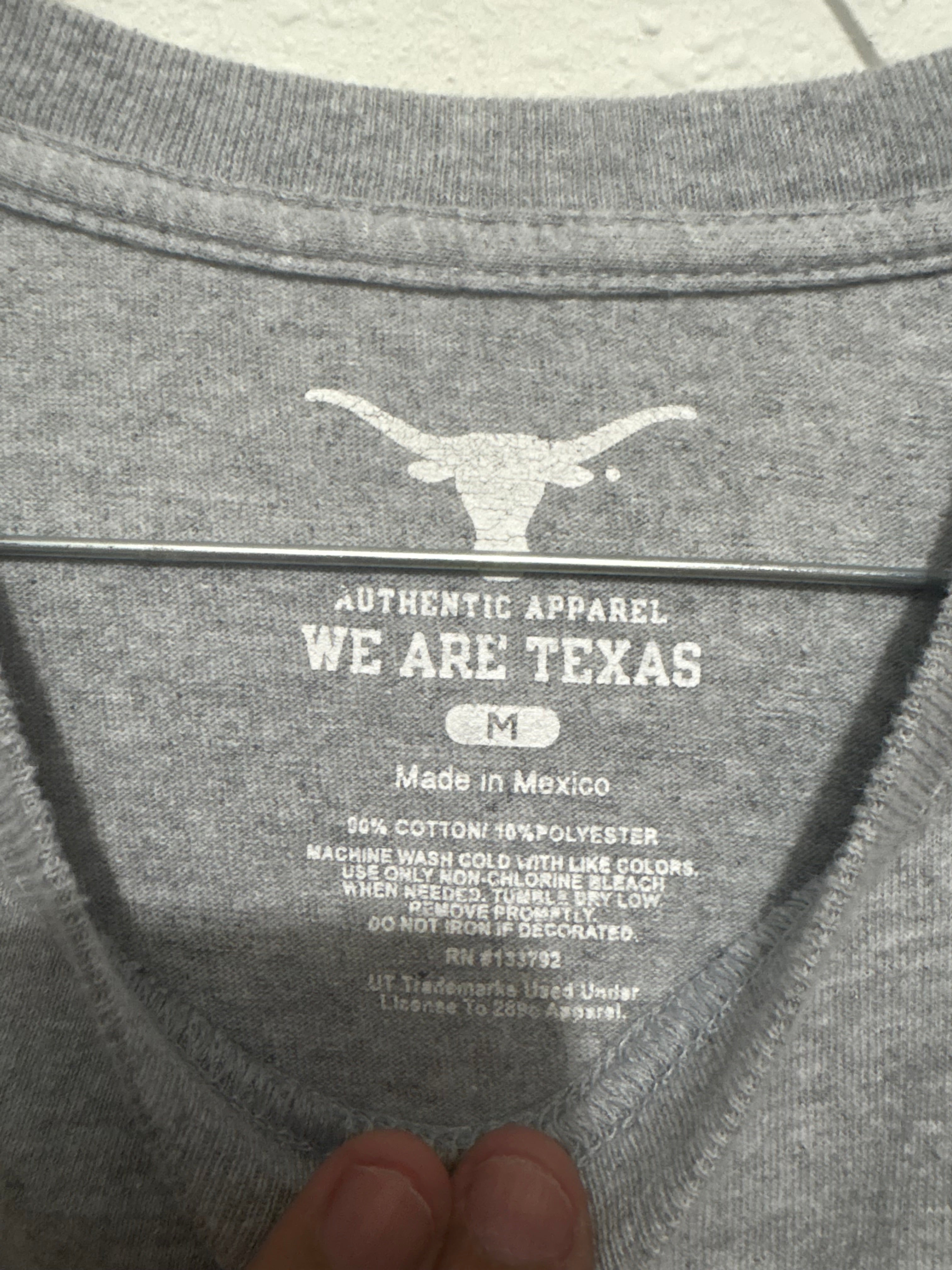Texas Longhorns "We Are Texas" Tee - Medium - Grey
