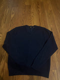 Navy blue knit sweater size L