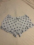 Polka dot sleep shorts Size L