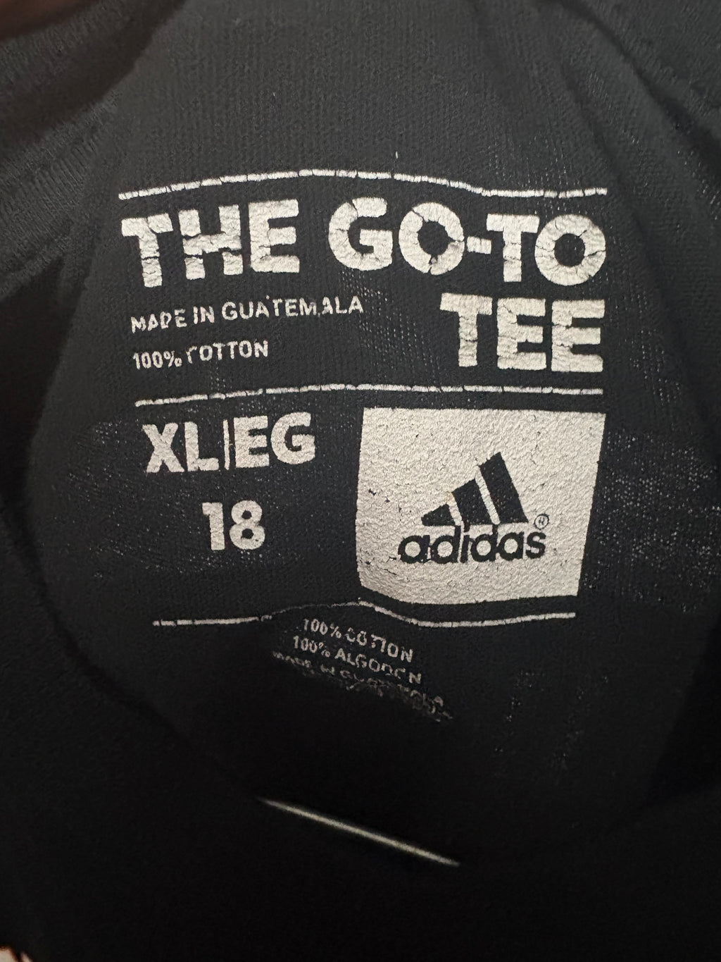 Houston Dynamo Adidas Tee - Youth XL (18) - Black