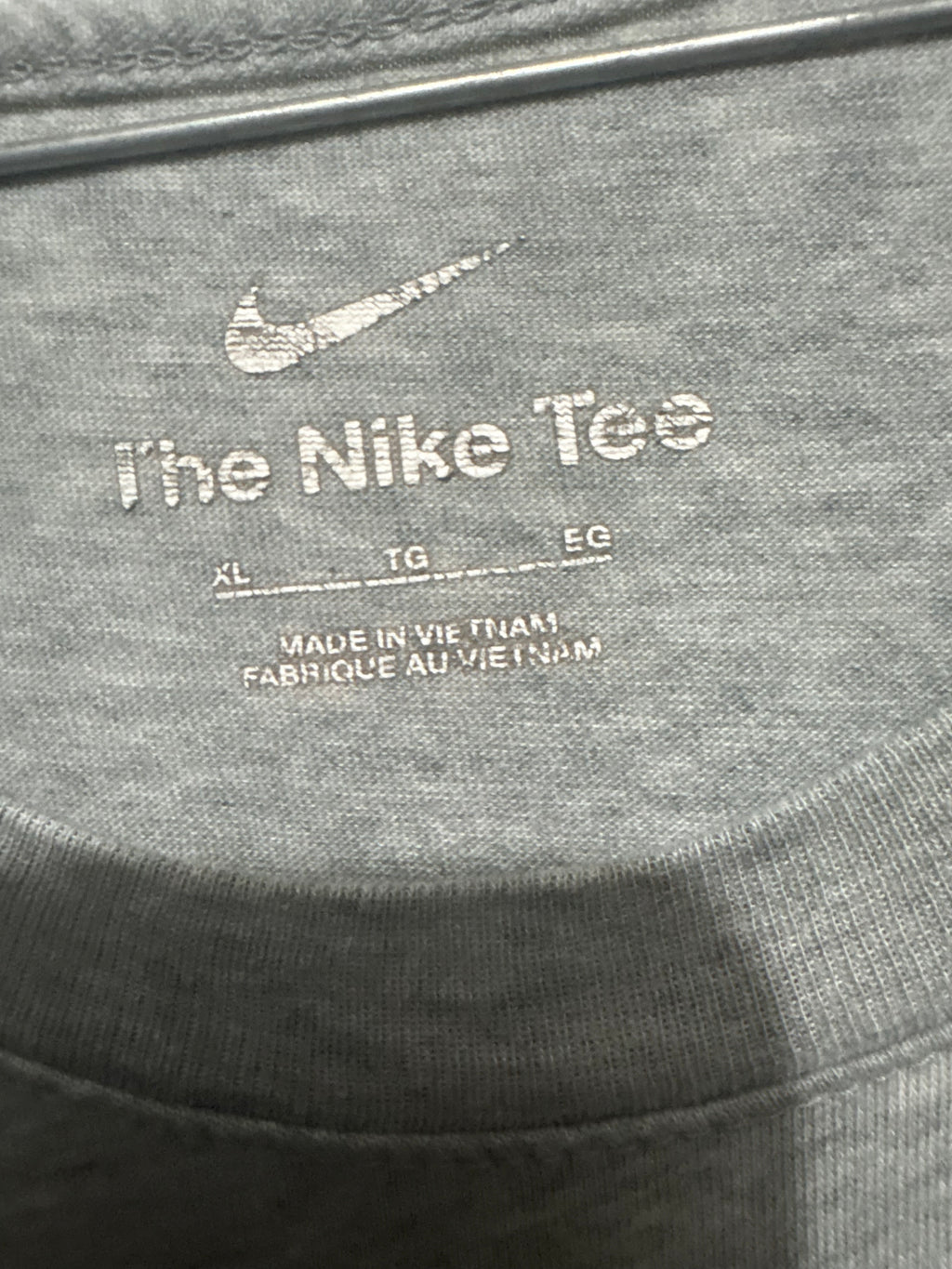 Georgia Bulldogs Nike Tee - Adult XL - Heather Grey