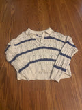 collard knitted sweater Size M