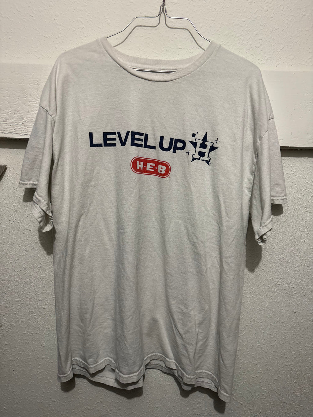 Houston Astros "H Town" H-E-B Tee - Large - White