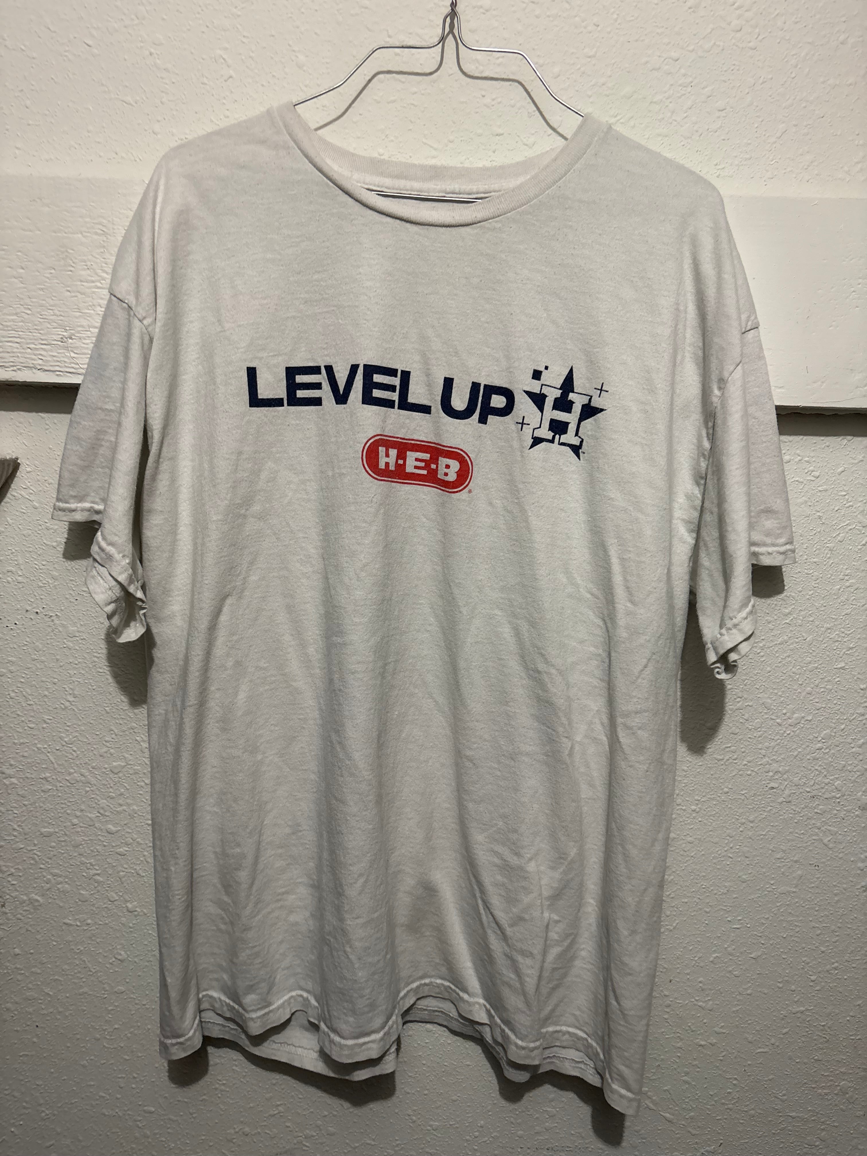 Houston Astros "H Town" H-E-B Tee - Large - White